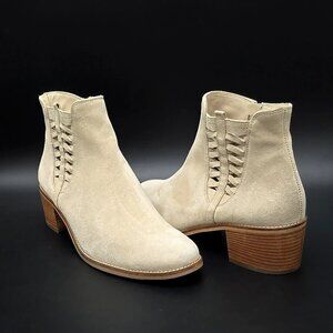 Paul Green Vienna Biscuit Suede Booties Ankle Boots Women's Size UK 8 / US 10.5